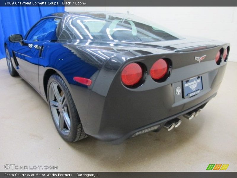 Black / Ebony 2009 Chevrolet Corvette Coupe
