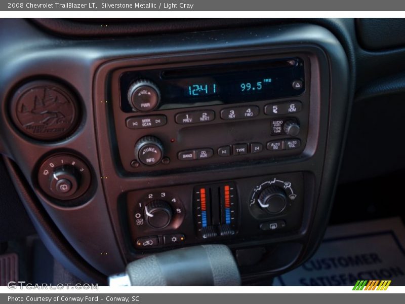 Silverstone Metallic / Light Gray 2008 Chevrolet TrailBlazer LT