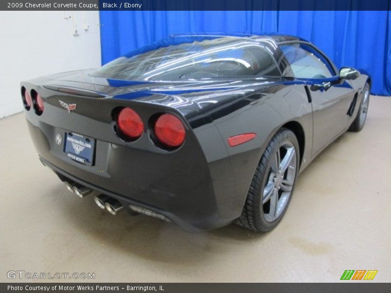 Black / Ebony 2009 Chevrolet Corvette Coupe