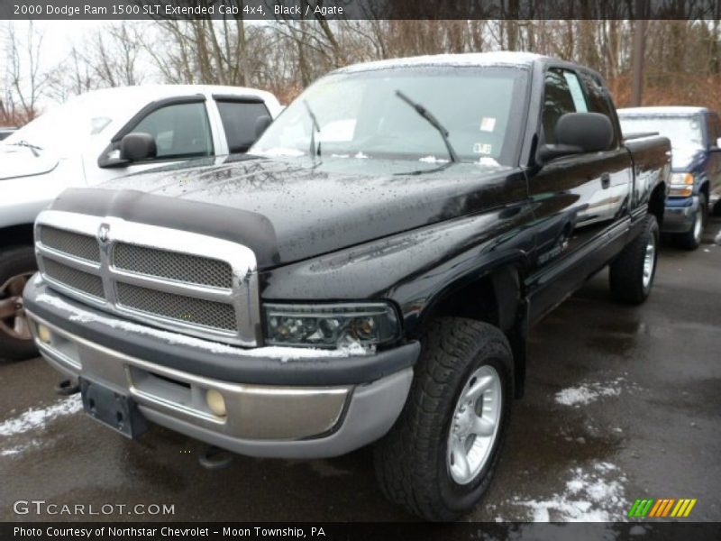 Black / Agate 2000 Dodge Ram 1500 SLT Extended Cab 4x4