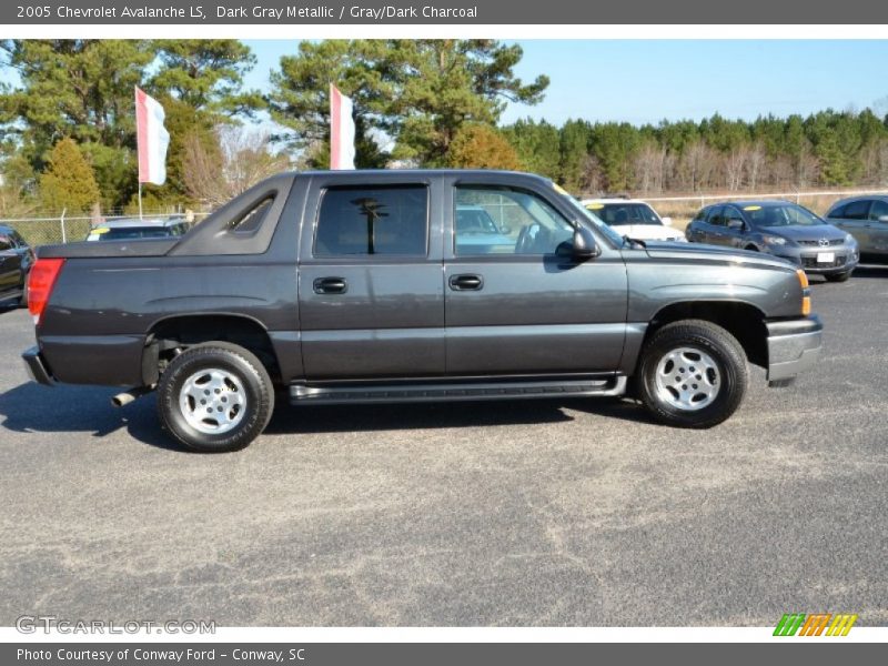 Dark Gray Metallic / Gray/Dark Charcoal 2005 Chevrolet Avalanche LS
