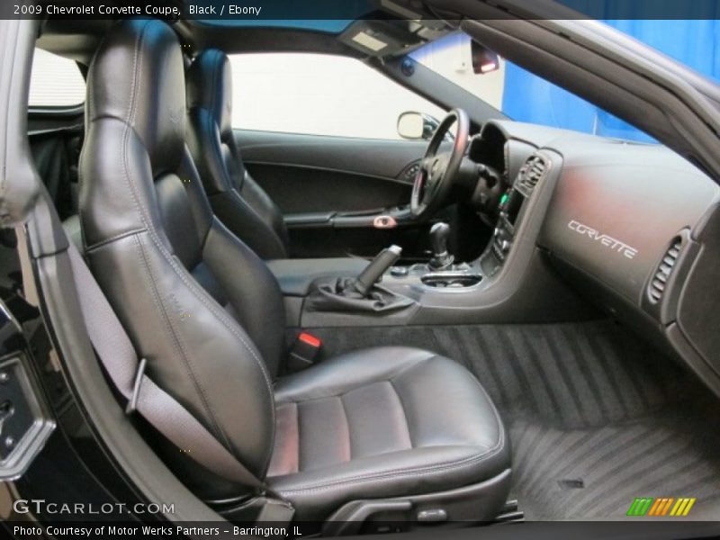  2009 Corvette Coupe Ebony Interior