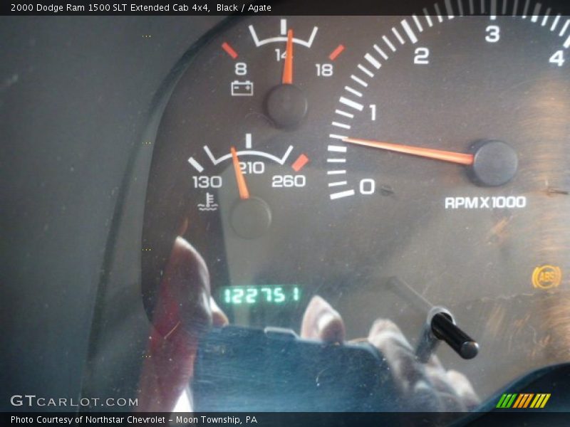 Black / Agate 2000 Dodge Ram 1500 SLT Extended Cab 4x4