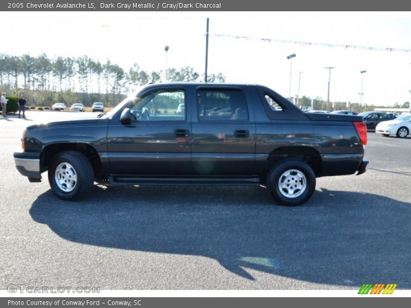 Dark Gray Metallic / Gray/Dark Charcoal 2005 Chevrolet Avalanche LS
