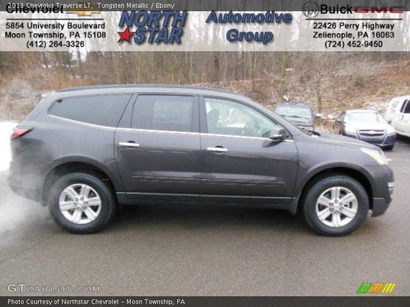 Tungsten Metallic / Ebony 2013 Chevrolet Traverse LT