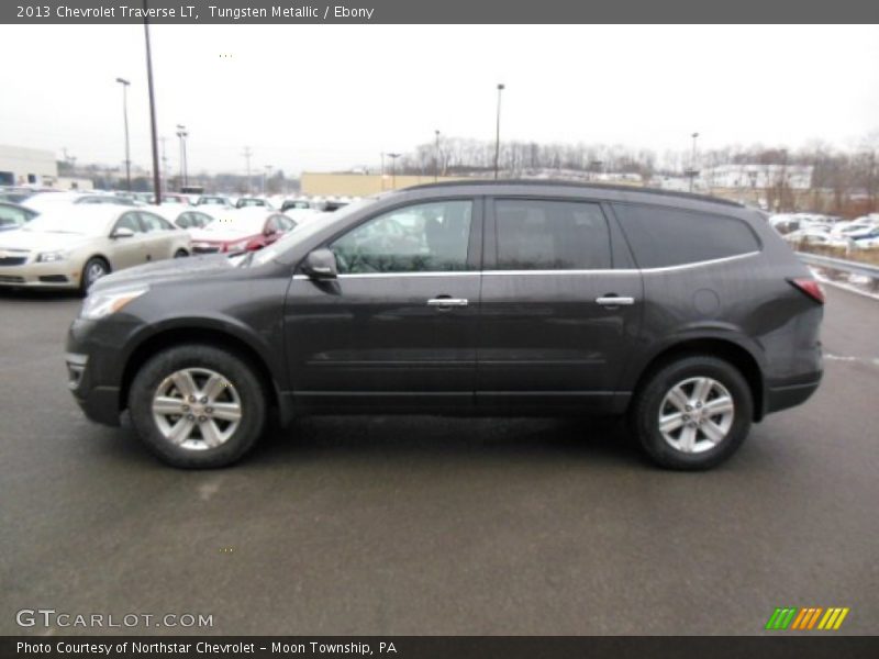 Tungsten Metallic / Ebony 2013 Chevrolet Traverse LT
