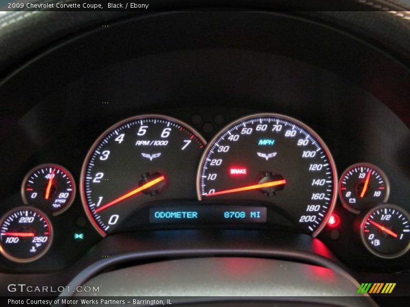  2009 Corvette Coupe Coupe Gauges