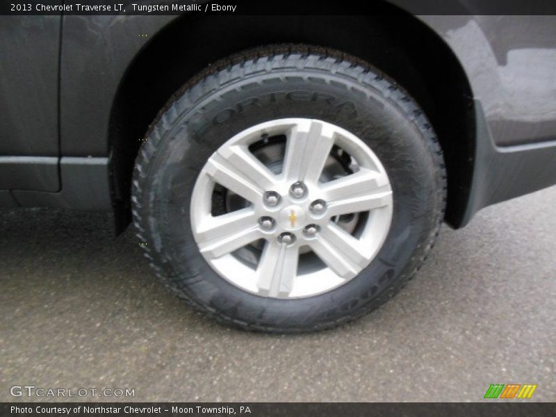 Tungsten Metallic / Ebony 2013 Chevrolet Traverse LT