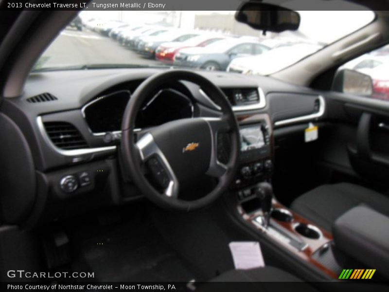 Tungsten Metallic / Ebony 2013 Chevrolet Traverse LT