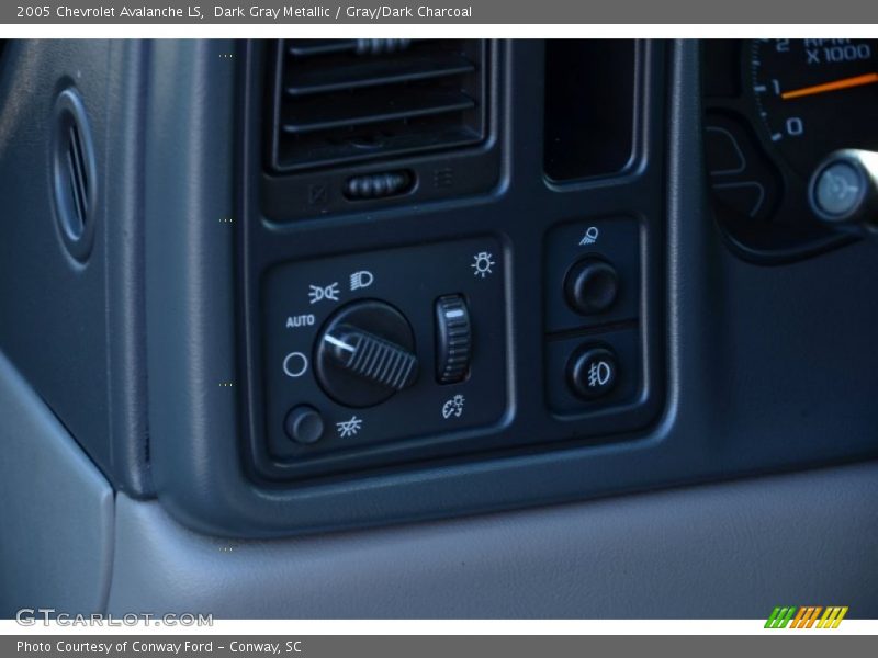 Dark Gray Metallic / Gray/Dark Charcoal 2005 Chevrolet Avalanche LS