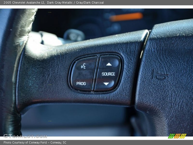 Dark Gray Metallic / Gray/Dark Charcoal 2005 Chevrolet Avalanche LS