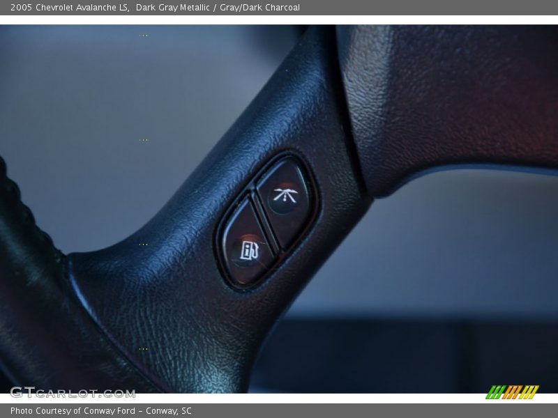 Dark Gray Metallic / Gray/Dark Charcoal 2005 Chevrolet Avalanche LS