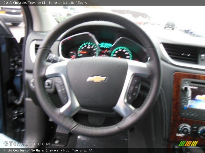 Tungsten Metallic / Ebony 2013 Chevrolet Traverse LT