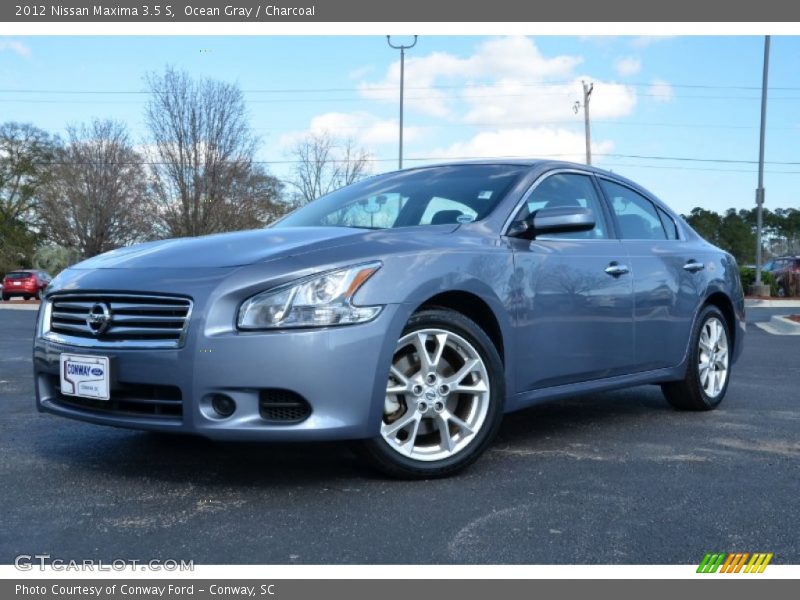 Ocean Gray / Charcoal 2012 Nissan Maxima 3.5 S