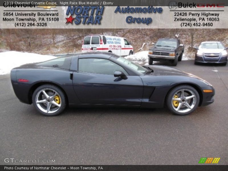 Night Race Blue Metallic / Ebony 2013 Chevrolet Corvette Coupe
