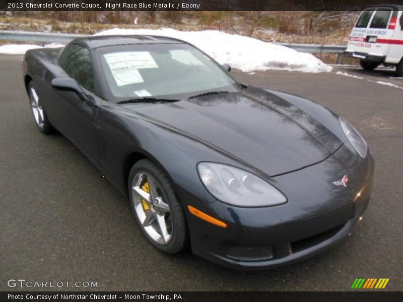 Night Race Blue Metallic / Ebony 2013 Chevrolet Corvette Coupe
