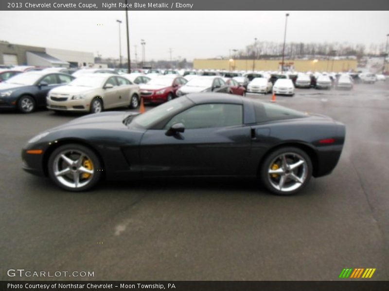 Night Race Blue Metallic / Ebony 2013 Chevrolet Corvette Coupe