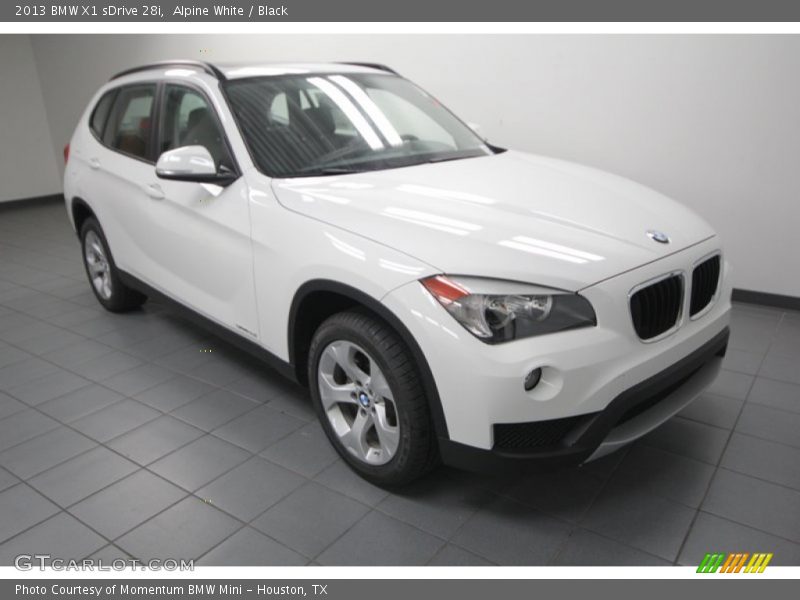 Alpine White / Black 2013 BMW X1 sDrive 28i