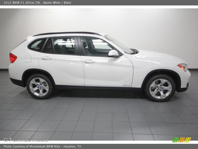 Alpine White / Black 2013 BMW X1 sDrive 28i