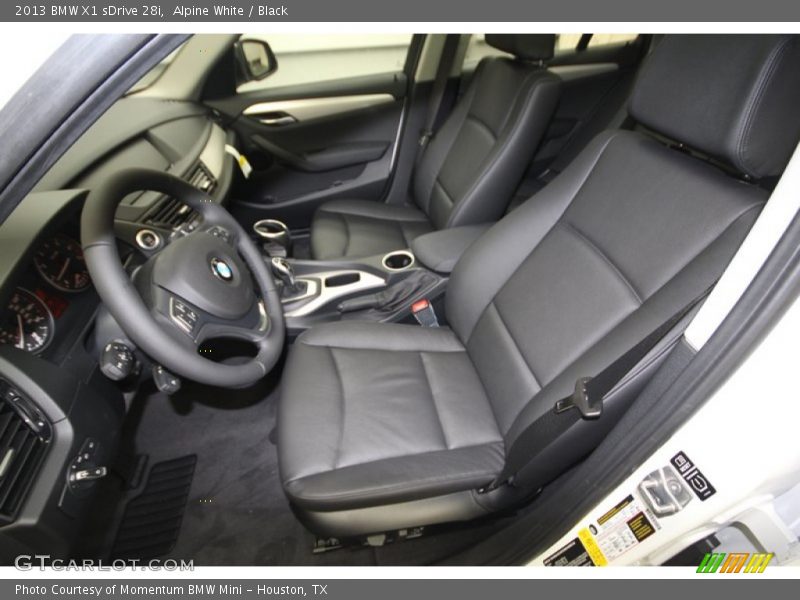 Alpine White / Black 2013 BMW X1 sDrive 28i