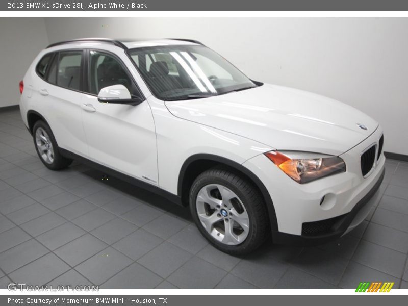 Alpine White / Black 2013 BMW X1 sDrive 28i