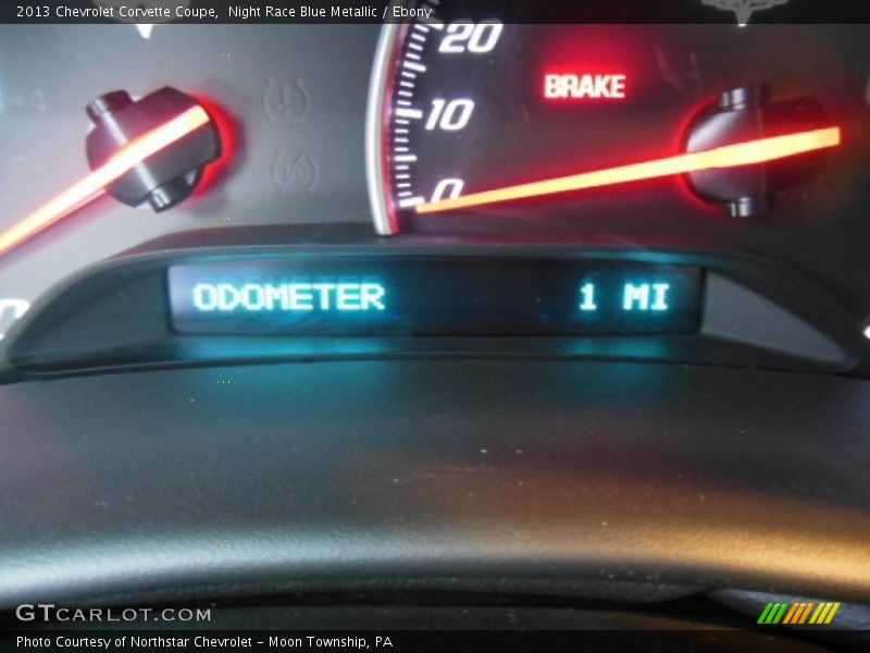 Night Race Blue Metallic / Ebony 2013 Chevrolet Corvette Coupe