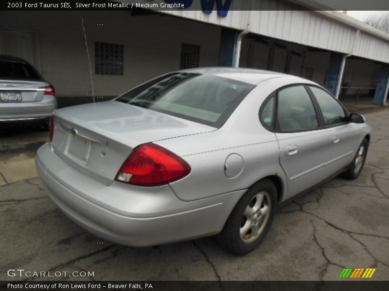 Silver Frost Metallic / Medium Graphite 2003 Ford Taurus SES