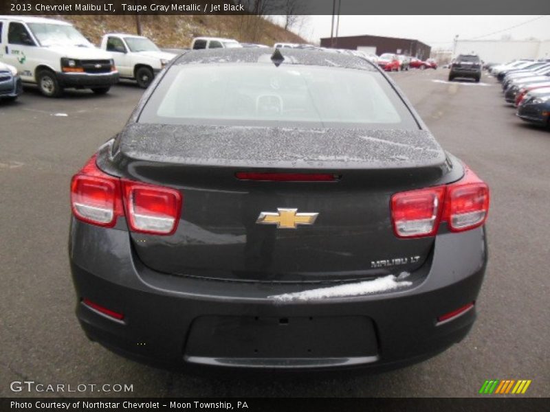 Taupe Gray Metallic / Jet Black 2013 Chevrolet Malibu LT