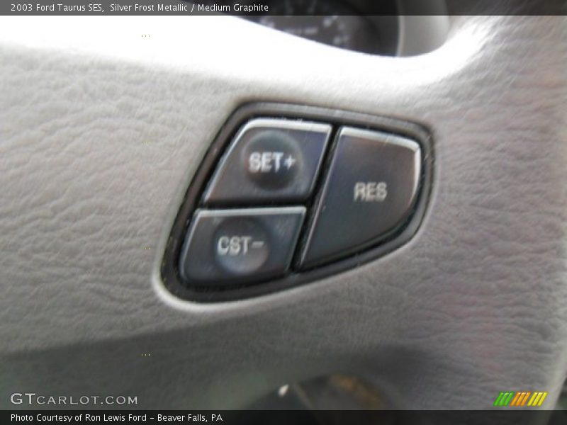 Silver Frost Metallic / Medium Graphite 2003 Ford Taurus SES