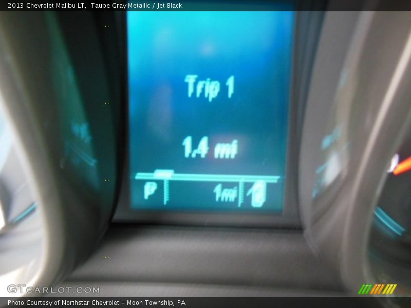Taupe Gray Metallic / Jet Black 2013 Chevrolet Malibu LT