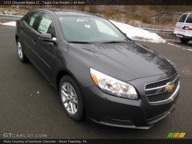 Taupe Gray Metallic / Jet Black 2013 Chevrolet Malibu LT