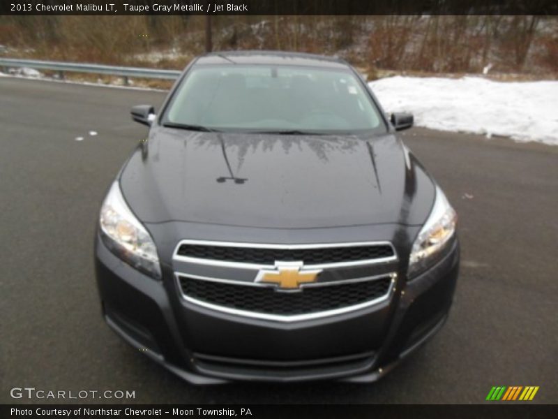 Taupe Gray Metallic / Jet Black 2013 Chevrolet Malibu LT