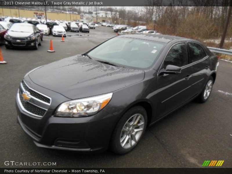 Taupe Gray Metallic / Jet Black 2013 Chevrolet Malibu LT