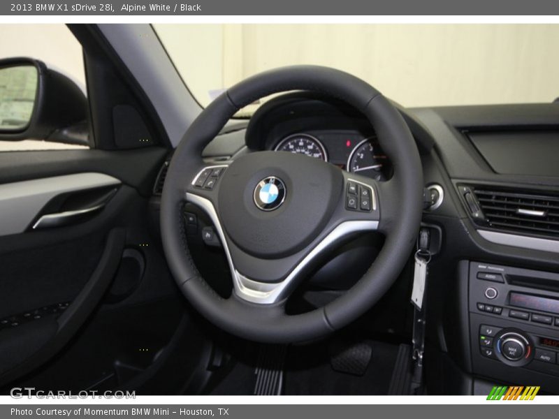 Alpine White / Black 2013 BMW X1 sDrive 28i
