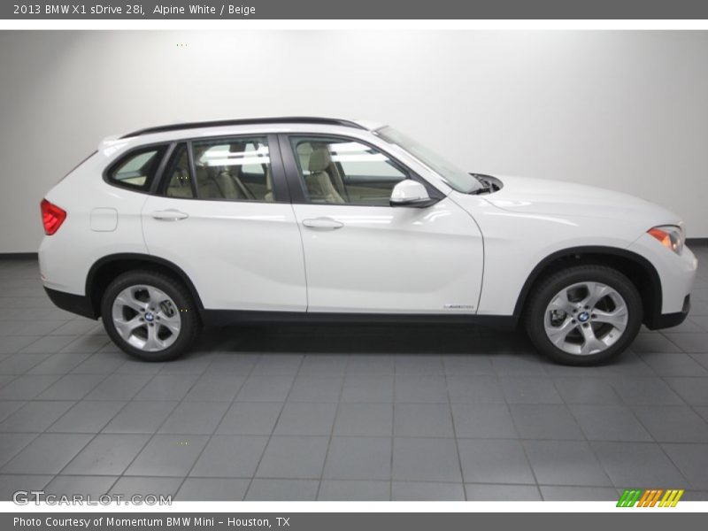 Alpine White / Beige 2013 BMW X1 sDrive 28i