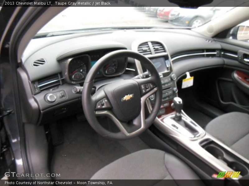 Taupe Gray Metallic / Jet Black 2013 Chevrolet Malibu LT