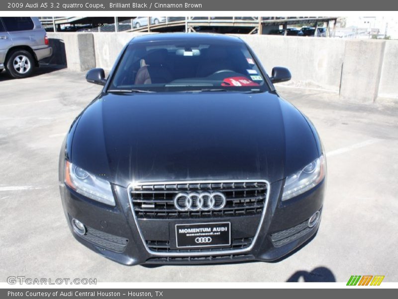 Brilliant Black / Cinnamon Brown 2009 Audi A5 3.2 quattro Coupe