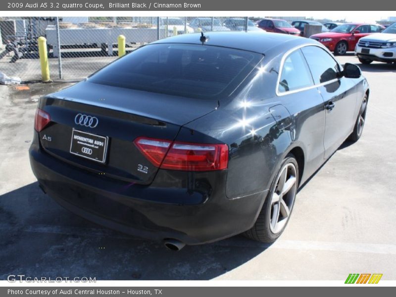 Brilliant Black / Cinnamon Brown 2009 Audi A5 3.2 quattro Coupe