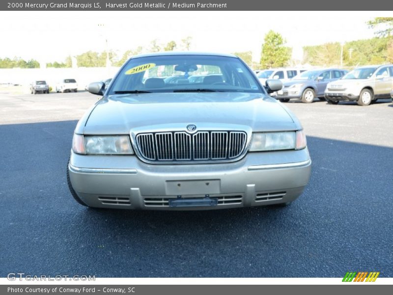 Harvest Gold Metallic / Medium Parchment 2000 Mercury Grand Marquis LS