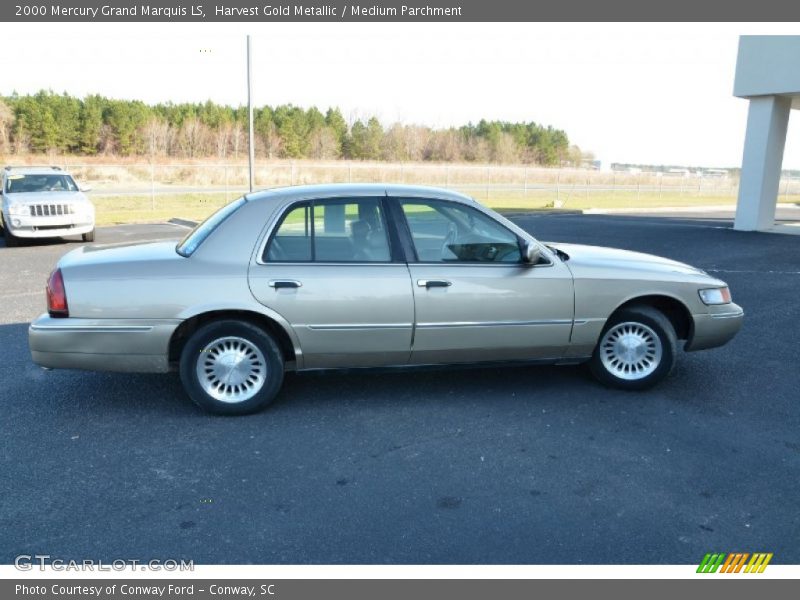 Harvest Gold Metallic / Medium Parchment 2000 Mercury Grand Marquis LS