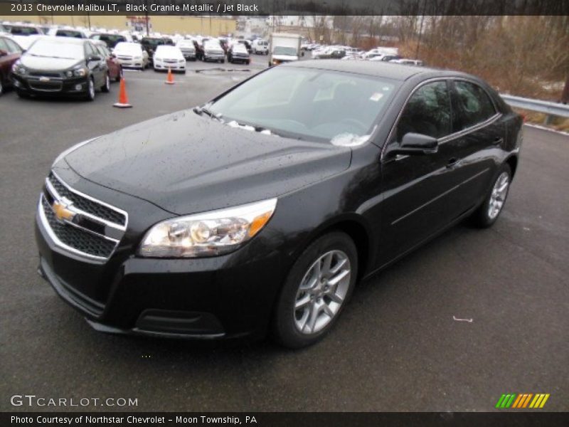Black Granite Metallic / Jet Black 2013 Chevrolet Malibu LT