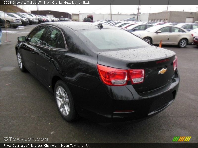 Black Granite Metallic / Jet Black 2013 Chevrolet Malibu LT
