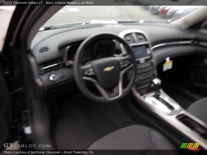 Black Granite Metallic / Jet Black 2013 Chevrolet Malibu LT