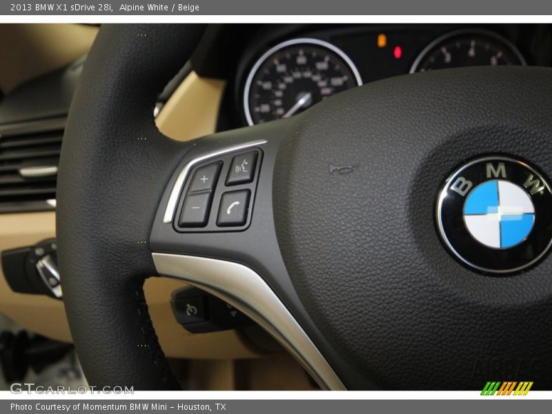 Alpine White / Beige 2013 BMW X1 sDrive 28i