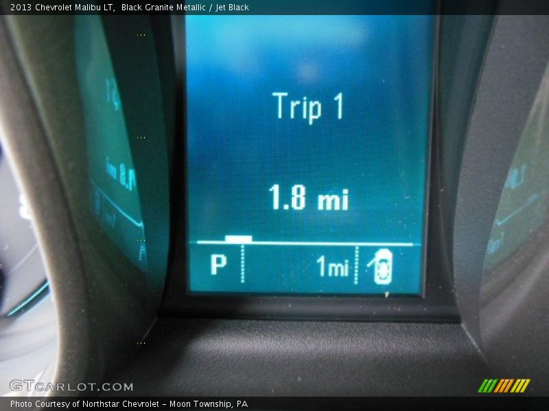 Black Granite Metallic / Jet Black 2013 Chevrolet Malibu LT