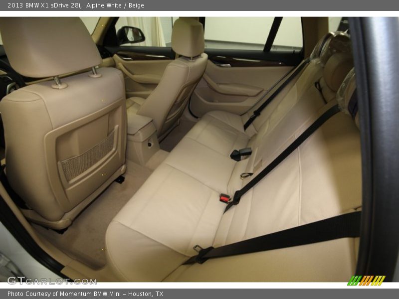 Alpine White / Beige 2013 BMW X1 sDrive 28i