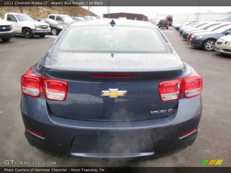Atlantis Blue Metallic / Jet Black 2013 Chevrolet Malibu LT