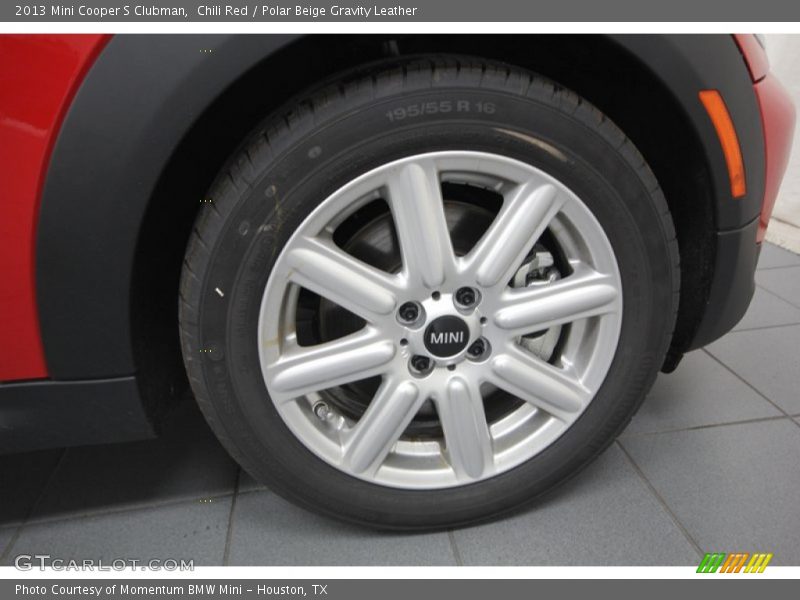 Chili Red / Polar Beige Gravity Leather 2013 Mini Cooper S Clubman