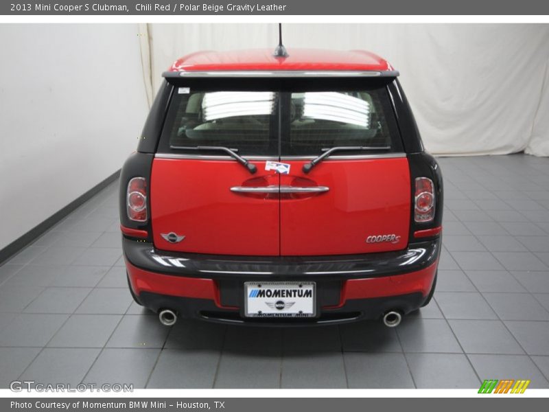 Chili Red / Polar Beige Gravity Leather 2013 Mini Cooper S Clubman