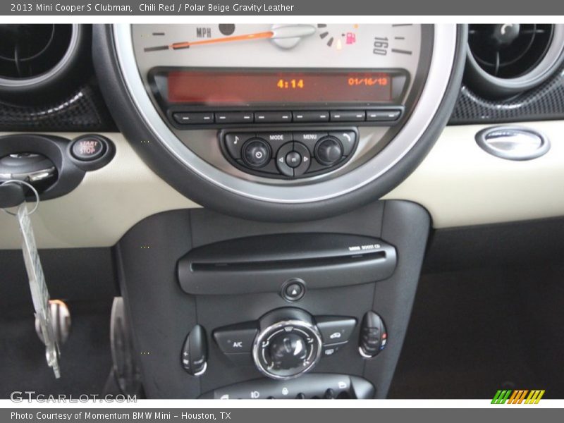 Chili Red / Polar Beige Gravity Leather 2013 Mini Cooper S Clubman